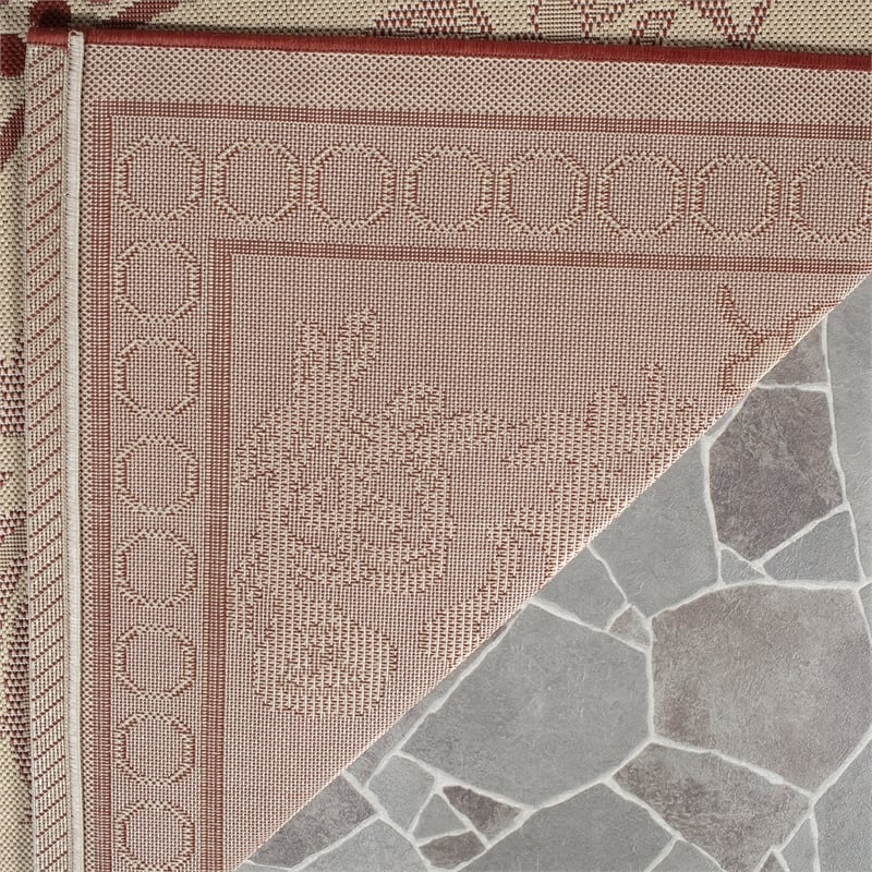 Safavieh Courtyard Natural Indoor Outdoor Rug - Runner 2'3
