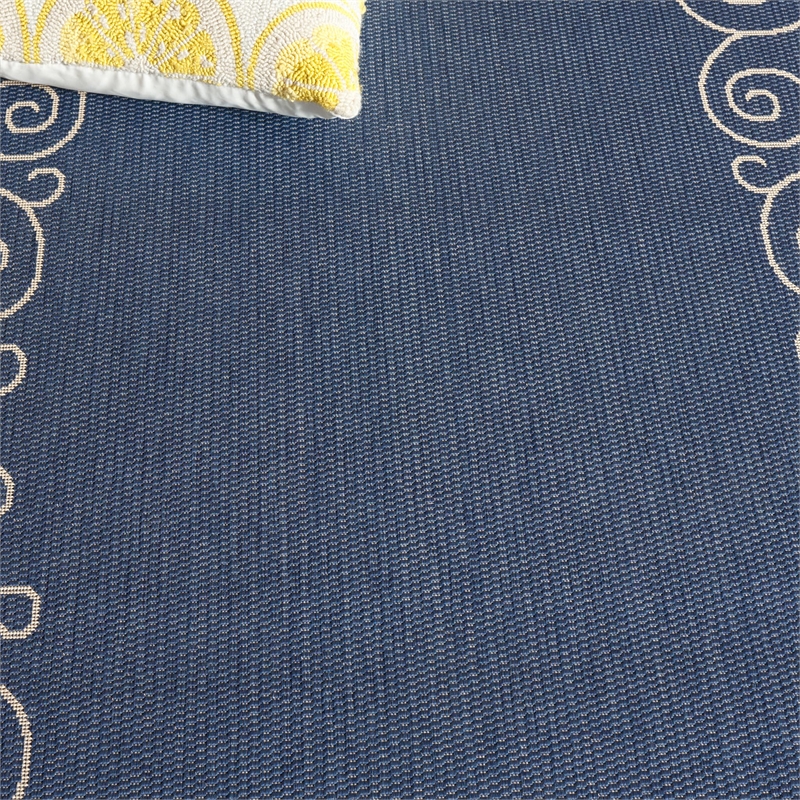Safavieh Courtyard Blue Indoor Outdoor Rug - 9' x 12'