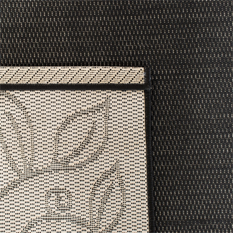 Safavieh Courtyard Black Indoor Outdoor Rug - 9' x 12'