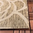 Safavieh Courtyard Coffee Indoor Outdoor Rug - Square 6'7