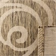 Safavieh Courtyard Coffee Indoor Outdoor Rug - Square 6'7
