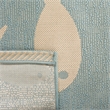 Safavieh Courtyard Aqua Indoor Outdoor Rug - 6'7