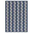Safavieh Courtyard Navy Indoor Outdoor Rug - 5'3