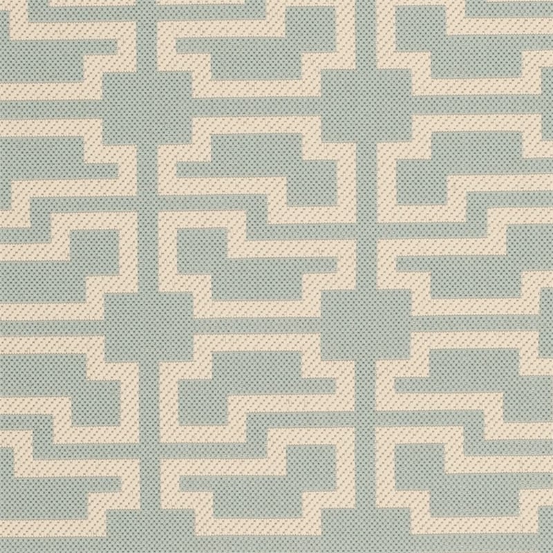 Safavieh Courtyard Blue Indoor Outdoor Rug - 5'3