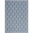 Safavieh Courtyard Blue Indoor Outdoor Rug - 4' x 5'7