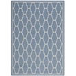 Safavieh Courtyard Blue Indoor Outdoor Rug - 6'7