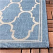 Safavieh Courtyard Blue Indoor Outdoor Rug - 8' x 11'2