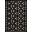 Safavieh Courtyard Black Indoor Outdoor Rug - 5'3