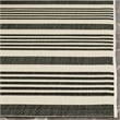 Safavieh Courtyard Black Indoor Outdoor Rug - 9' x 12'