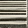 Safavieh Courtyard Black Indoor Outdoor Rug - Runner 2'3