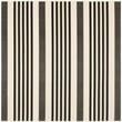 Safavieh Courtyard Black Indoor Outdoor Rug - Square 5'3