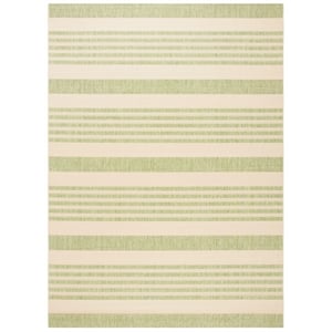 Safavieh Courtyard Beige Indoor Outdoor Rug - 6'7&quot x 9'6&quot