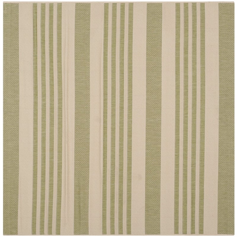 Safavieh Courtyard Beige Indoor Outdoor Rug - Square 5'