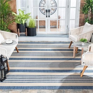 Safavieh Courtyard Beige Indoor Outdoor Rug - Square 4'