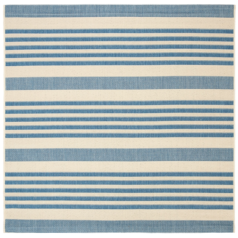 Safavieh Courtyard Beige Indoor Outdoor Rug - Square 5'3