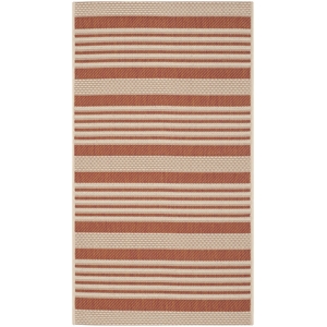 Safavieh Courtyard Terracotta Indoor Outdoor Rug - 2' x 3'7&quot