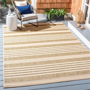 Safavieh Courtyard Brown Indoor Outdoor Rug - 2'7&quot x 5'