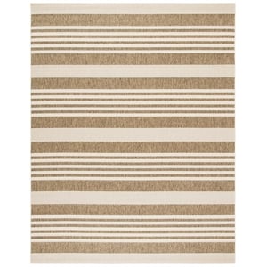 Safavieh Courtyard Brown Indoor Outdoor Rug - 6'7&quot x 9'6&quot
