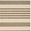 Safavieh Courtyard Brown Indoor Outdoor Rug - 6'7