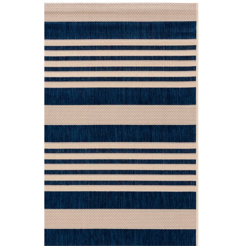 Safavieh Courtyard Navy Indoor Outdoor Rug - 8' x 11'