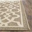 Safavieh Courtyard Mocha Indoor Outdoor Rug - 2' x 3'7