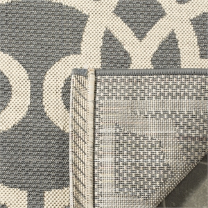 Safavieh Courtyard Grey Indoor Outdoor Rug - 2'7&quot x 5'