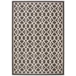 Safavieh Courtyard Black Indoor Outdoor Rug - 6'7