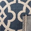 Safavieh Courtyard Navy Indoor Outdoor Rug - 8' x 11'