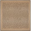 Safavieh Courtyard Natural Indoor Outdoor Rug - Square 7'10
