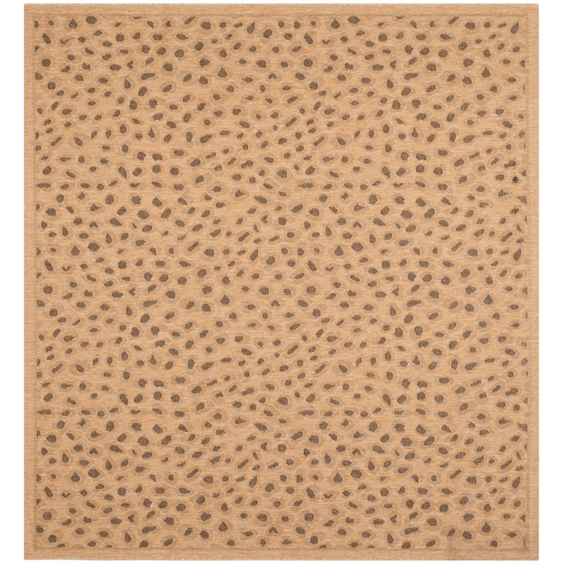 Safavieh Courtyard Natural Indoor Outdoor Rug - Square 6'7