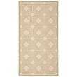 Safavieh Courtyard Beige Indoor Outdoor Rug - 2'7