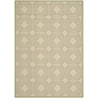 Safavieh Courtyard Beige Indoor Outdoor Rug - 4' x 5'7