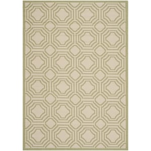 Safavieh Courtyard Beige Indoor Outdoor Rug - 6'7&quot x 9'6&quot