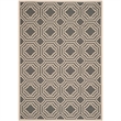 Safavieh Courtyard Anthracite Indoor Outdoor Rug - 5'3