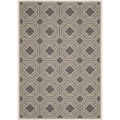 Safavieh Courtyard Anthracite Indoor Outdoor Rug - 6'7