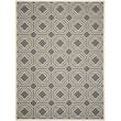 Safavieh Courtyard Anthracite Indoor Outdoor Rug - 8' x 11'