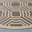 Safavieh Courtyard Anthracite Indoor Outdoor Rug - 8' x 11'