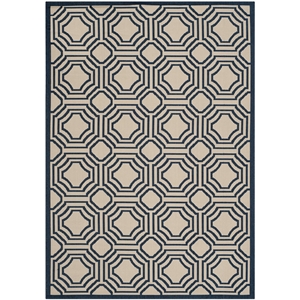 Safavieh Courtyard Beige Indoor Outdoor Rug - 5'3&quot x 7'7&quot