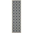 Safavieh Courtyard Navy Indoor Outdoor Rug - Runner 2'3