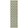 Safavieh Courtyard Dark Green Indoor Outdoor Rug - Runner 2'3