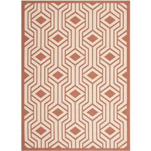 Safavieh Courtyard Beige Indoor Outdoor Rug - 2' x 3'7&quot