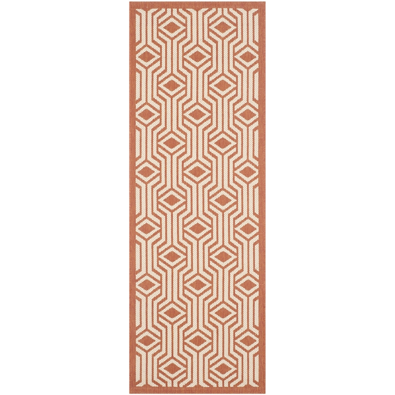 Safavieh Courtyard Beige Indoor Outdoor Rug - Runner 2'3