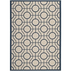 Safavieh Courtyard Beige Indoor Outdoor Rug - 5'3&quot x 7'7&quot