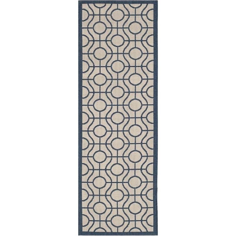 Safavieh Courtyard Beige Indoor Outdoor Rug - Runner 2'3
