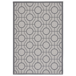Safavieh Courtyard Light Grey Indoor Outdoor Rug - 5'3&quot x 7'7&quot
