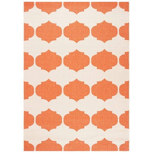 Safavieh Courtyard Beige Indoor Outdoor Rug - 6'7&quot x 9'6&quot