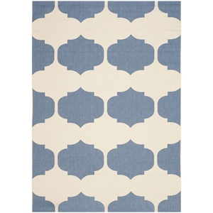 Safavieh Courtyard Beige Indoor Outdoor Rug - 6'7&quot x 9'6&quot