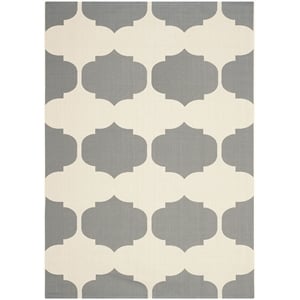 Safavieh Courtyard Beige Indoor Outdoor Rug - 6'7&quot x 9'6&quot