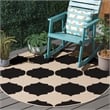 Safavieh Courtyard Beige Indoor Outdoor Rug - Round 5'3