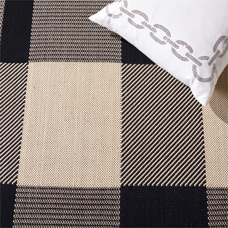 Safavieh Courtyard Black Indoor Outdoor Rug - Runner 2'3